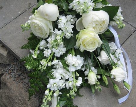 Blommor till begravning
